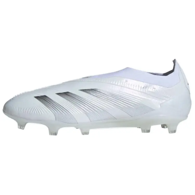 Adidas Predator 24 Elite Low FG Soccer Cleats - Men's/Women's Low Cut, Agility Focused, Ball Control, Rounded Toe, Grip & Traction, House White Official Maison Mihara Shoes