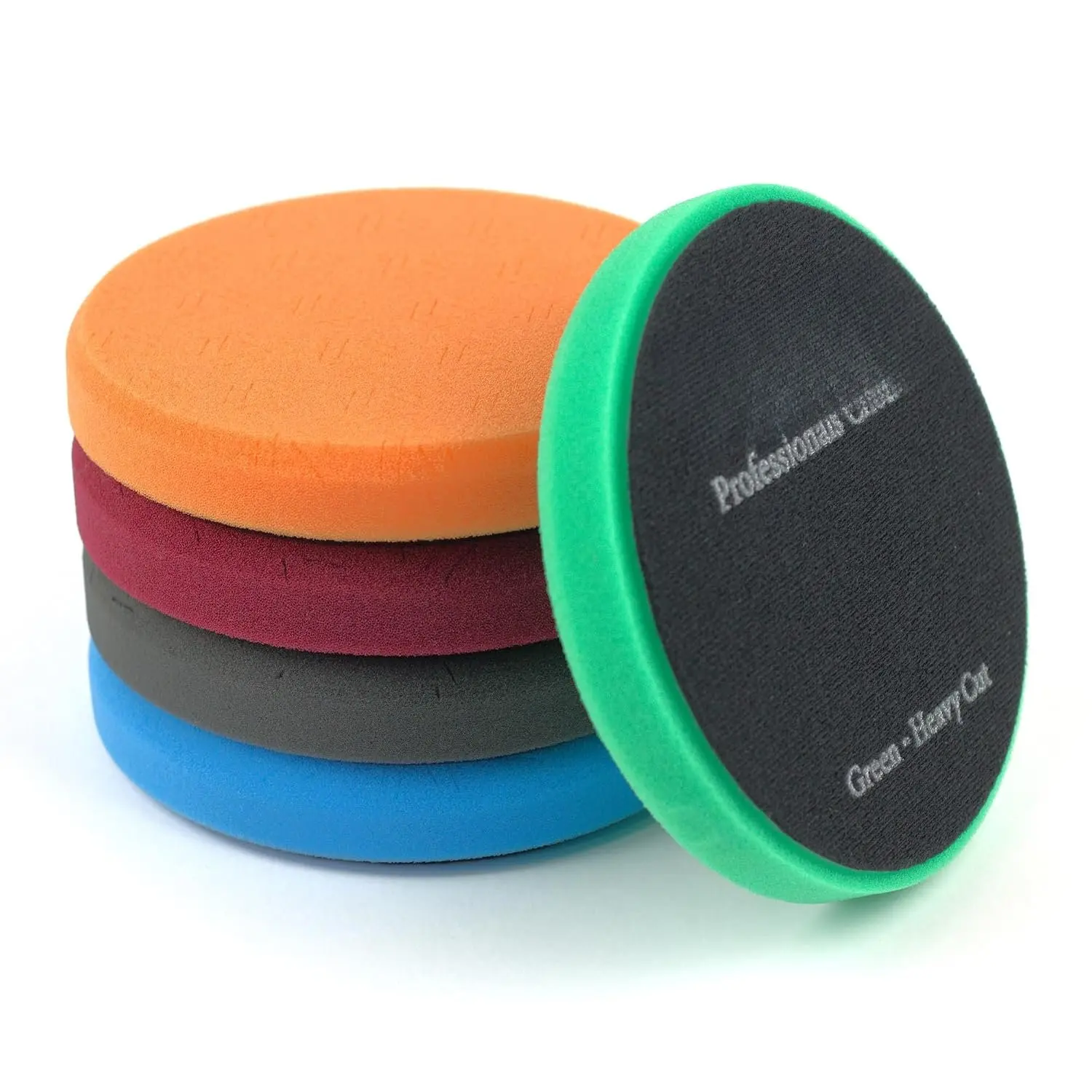 5 Inch Buffing Polishing Pads Kit, 5 count  Pads for 125mm Backing Plate,  Polishing & Waxing Pads for RO/DA/GA  Polisher