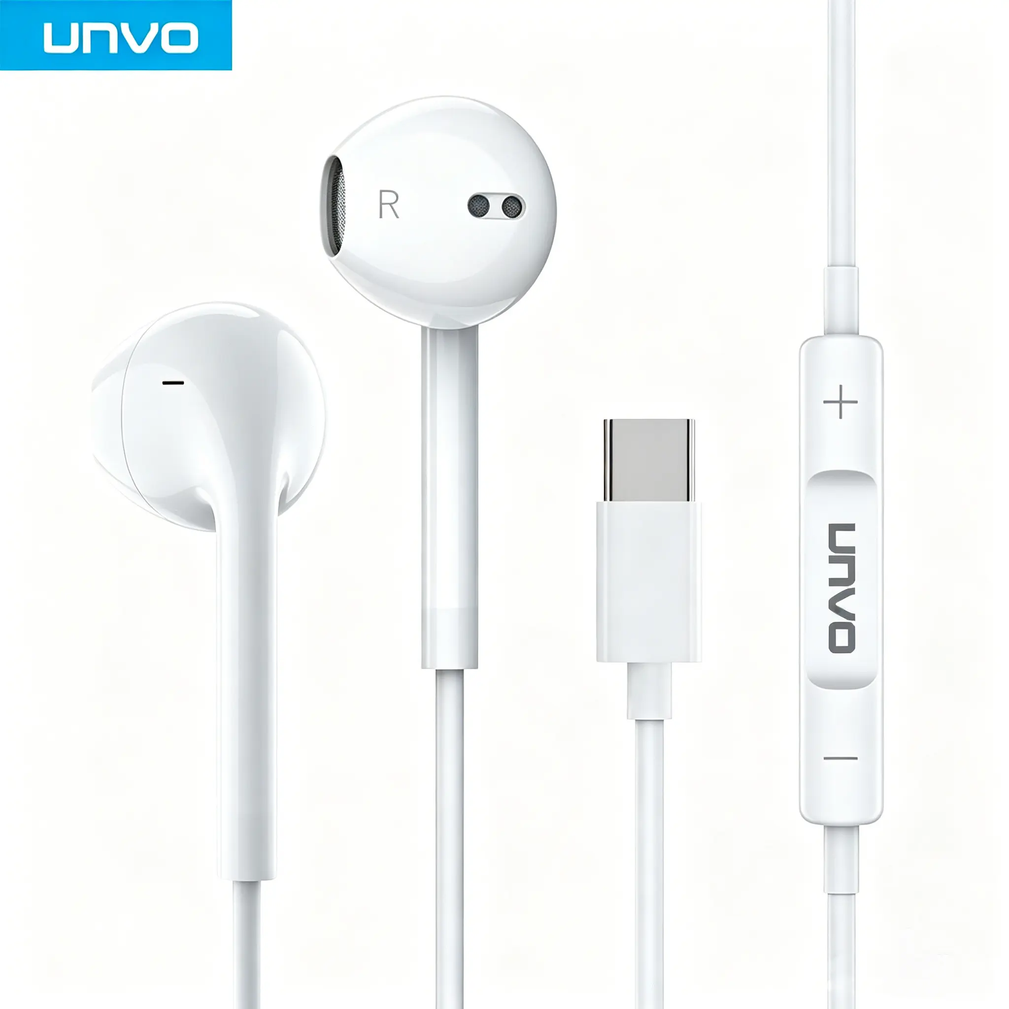 USB-C and 3.5 mm Wired Headphones with Mic and Remote, Compatible with iPhone 17/16/15, Galaxy S25/S24/S23 Ultra and Pixel 9/8/7