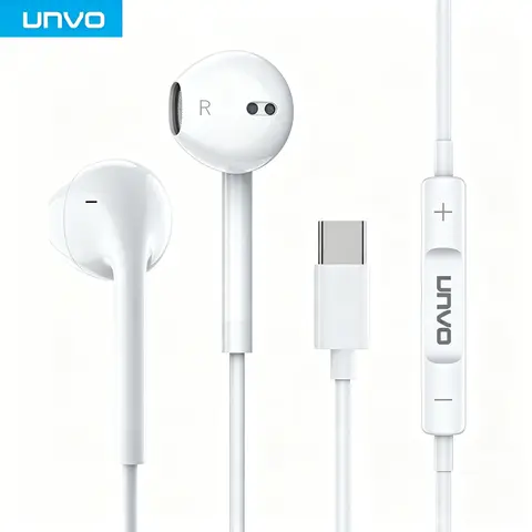 USB-C and 3.5 mm Wired Headphones with Mic and Remote, Compatible with iPhone 17/16/15, Galaxy S25/S24/S23 Ultra and Pixel 9/8/7, Earbuds Wired