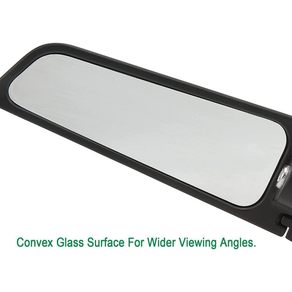 Modified Motorcycle Rearview Mirror,1 Pair Adjustable Rotating Side Mirrors,Wide Viewing Angle Wing Rearview Mirrors For Ninja 300,400,650,ZX6R,CBR1000RR