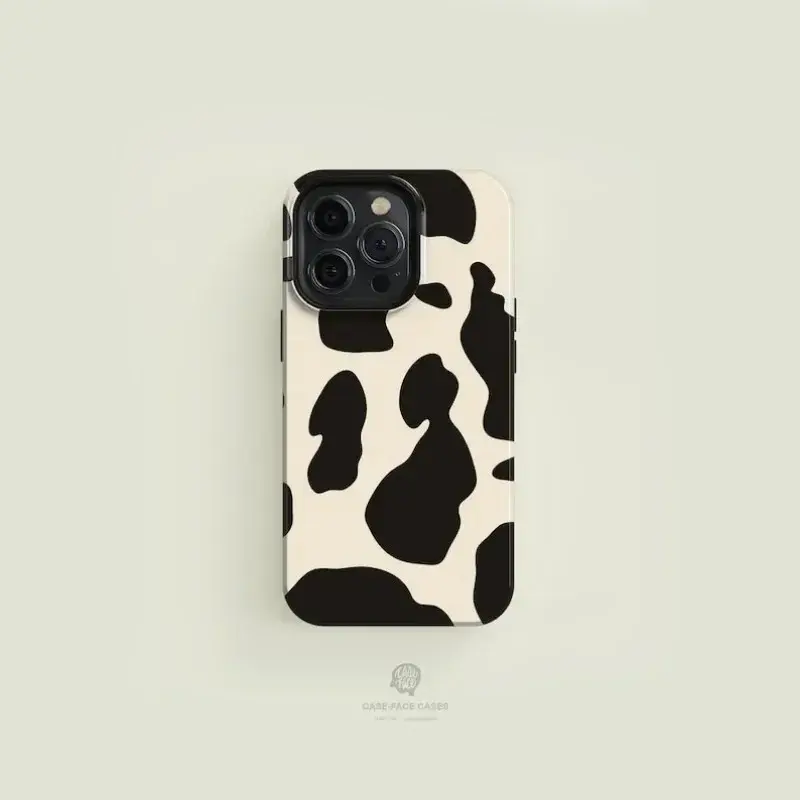 Koi Pattern Black  Case For IPHONE 16ProMax 15 14 13 12 11 PRO Plus Acrylic TPU Two in one Magnetic Phone Cases