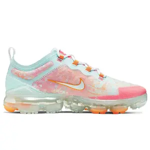 Nike VaporMax 2019 OG Running Shoes for Women – Lightweight, Low-Top, Pink and Blue Verifiable, with credentials and supporting global authentication