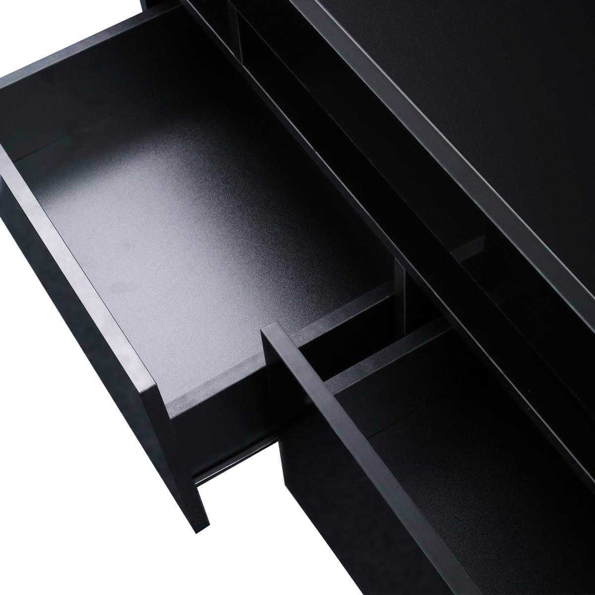 Entertainment TV Stand, Large TV Stand TV Base Stand with LED Light TV Cabinet.