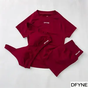 DFYNE Seamless 2-Piece Bra Set, Butt Lifting for Running Outdoor & Yoga