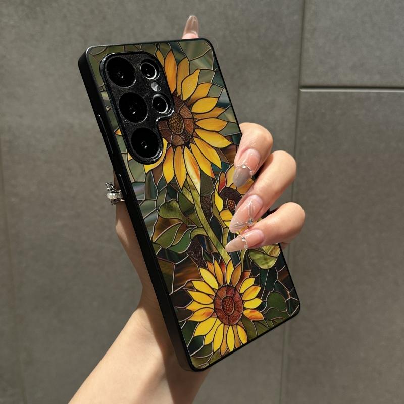 Compatible with iPhone 16 Pro Max/15/14/13/12 Pro/S25/S24/S23/A52/Zfold34/5/6/Google Pixel6/7/8/9 Phone Case Just Now Sunflower Pattern phone case HNSP2ZBb1
