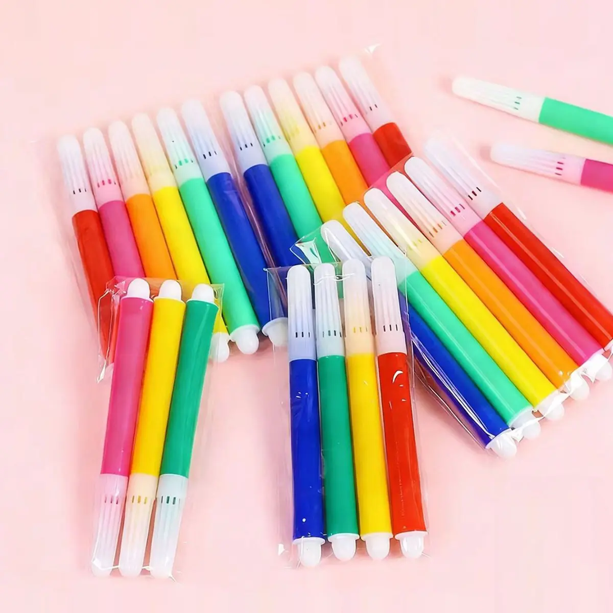 Mini Marker Pen Set, 30/60/120 Pieces, 6/12 Colors, Portable Design, Ideal for School, Office, Home, Drawing, Coloring, Marking, Note-Taking