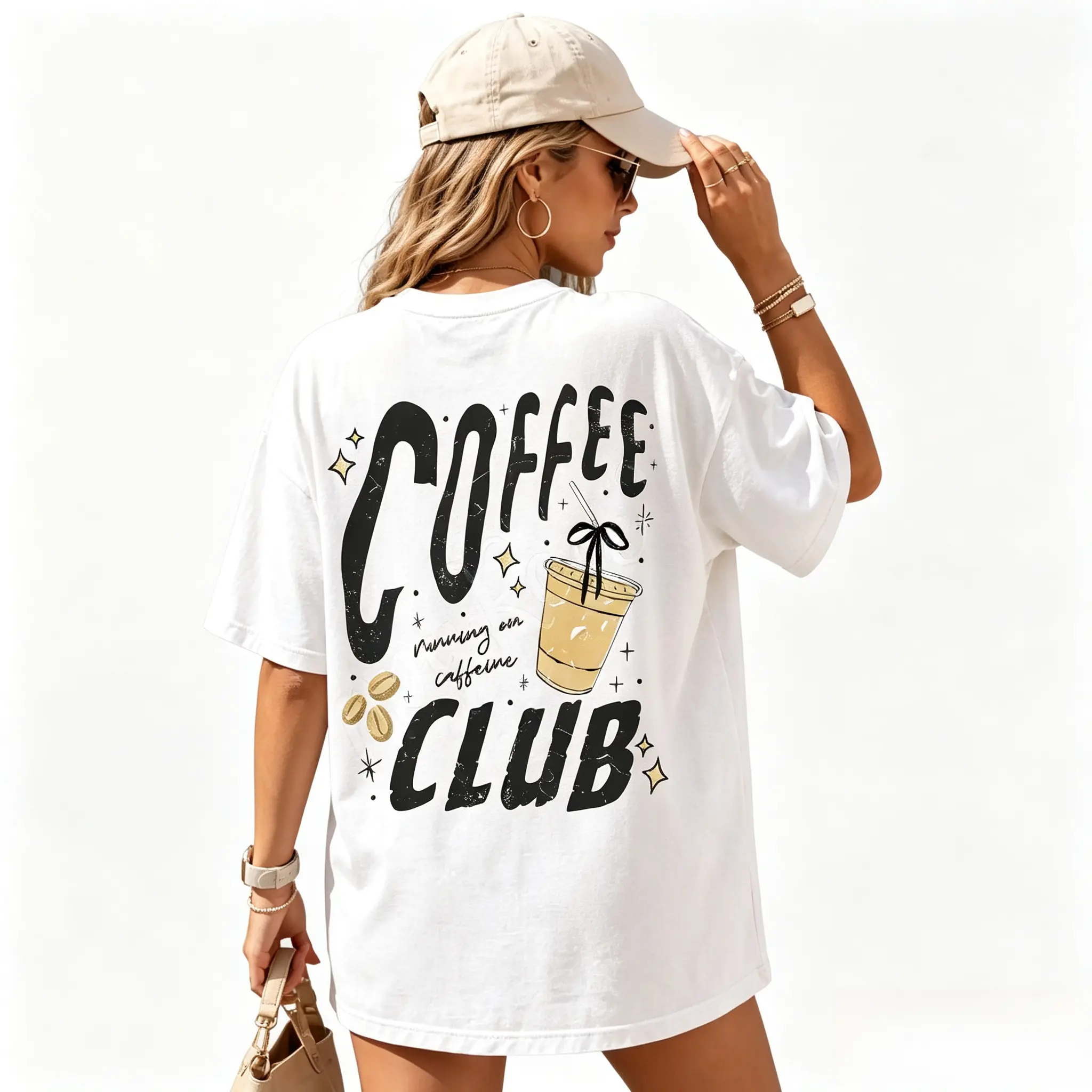 Dual Sided Front And Back Pattern Forms Graphic Tee Matching Oversized Tshirt Women And T Shirts Women, Camisetas de mujeres Belong To Vintage Graphic Tees, Women's Tops And Summer Tops Women Alongside Top Tshirt