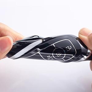 Key Fob Cover for Ford - Premium Soft TPU Shell Full Protection Case with Keychain, Fits Bronco Sport Maverick Ranger Explorer Expedition Escape Edge Mustang F150 F250 F350 Fusion, Pink 4-Button