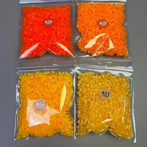 96 Colors Selection, 4 Color Bags, 1000 Pieces Per Bag, High-Quality Fusion Beans, Premium Fusion Bean Material Pack, 2.6mm Standard Fusion Beans, Plastic Fuse Beads