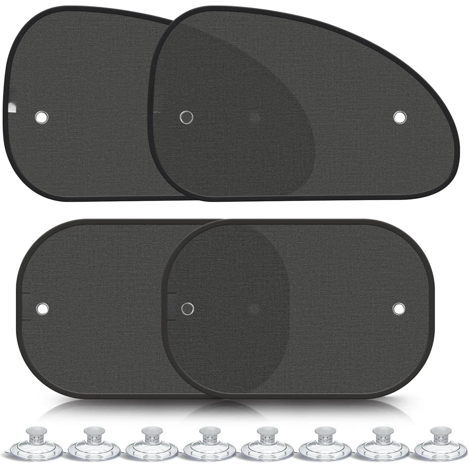 2026  Upgrade  Window Shades for Side Window(4 Pack), Window Shade for  with 8 Suction Cups,Sun Shade Side Window Can Blocks 99.98% UVR,Sun Shade for Window