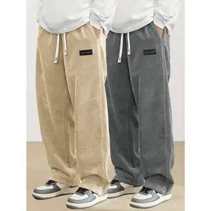 "2-Pack Men's Lightweight Hiking Pants | Quick-Dry & Breathable with Adjustable Waist | All-Season Outdoor, Travel & Daily Wear (Brown/Khaki, H-Fit)"