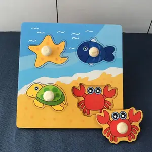 Wooden Baby Cognitive Toys Parent Child Interactive Alphabet Letters Vehicle Animals Fruits Montessori Toy