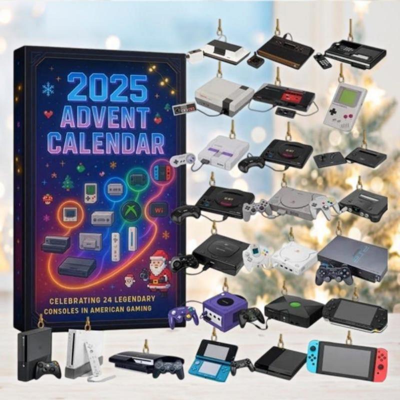 ChristmasGiftsGaming Console Advent Calendar 2025, 24 Video Game ...