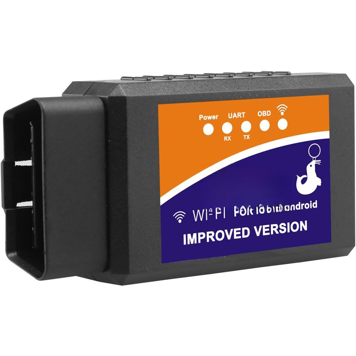 OBD2 Scanner, WiFi  Code Reader Check Engine Light Diagnostic Scan Tool for iOS and Android