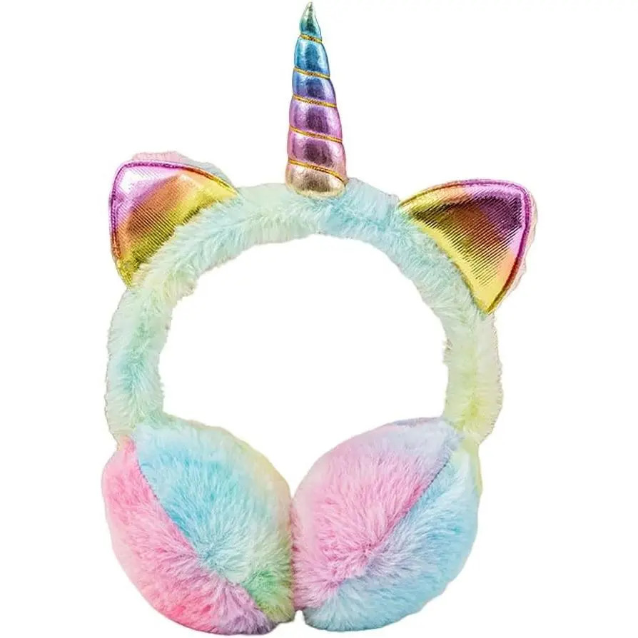Cute Earmuffs Winter Warm Fluffy Ear Earmuffs for Toddler Girls Boys Kids Children Outdoor Ear Warmer
