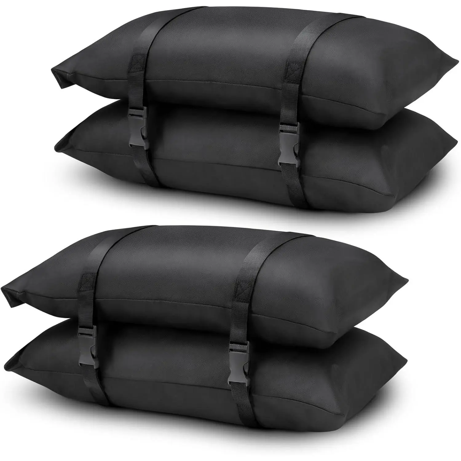 200 LBS Sand Bags for Weight (4-Pack), Umbrella Base Weight Sandbags for Hold Down Trampoline, Poolside, Patio & Cantilever Umbrella Stands, Outdoor Garden Furniture Backyard (Without Sand)