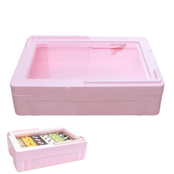 Tiramisu EPP 27L Insulated Thermal Cooler Box - Portable Food Freshness Keeper for Camping Picnic Baked Treats Storage