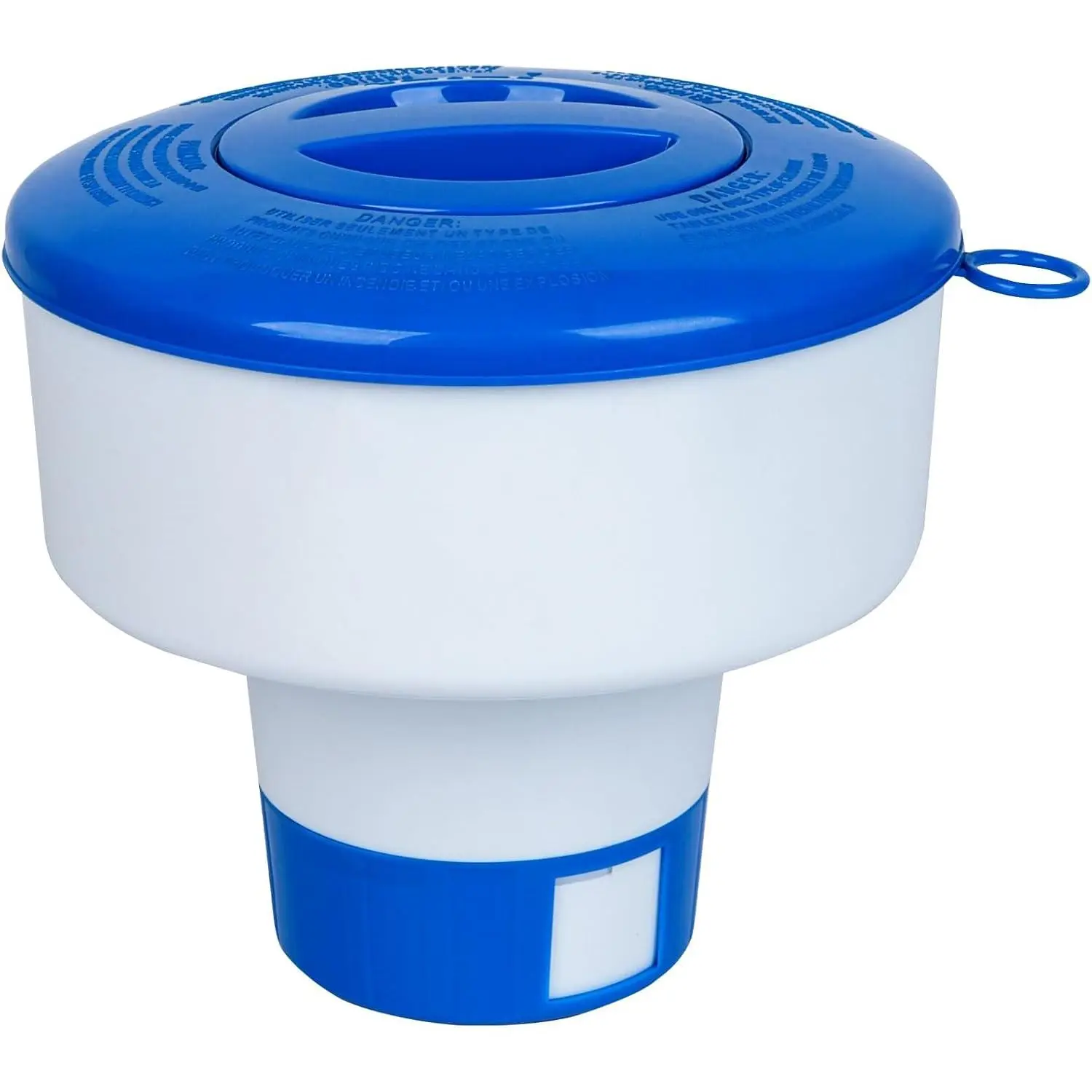 Pool Chlorine Floater for Pools Fits 3" Tablets,7" Diameter Chlorine Tablet Floater with Adjustable Flow Vents Balanced  Dispenser for hot tub/(Collapsible)