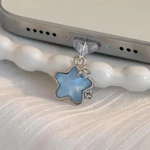 Adorable Starry Phone Protector Set | 2pcs Anti-Dust Plugs (2cmx1.5cm) for iPhone/Type-C