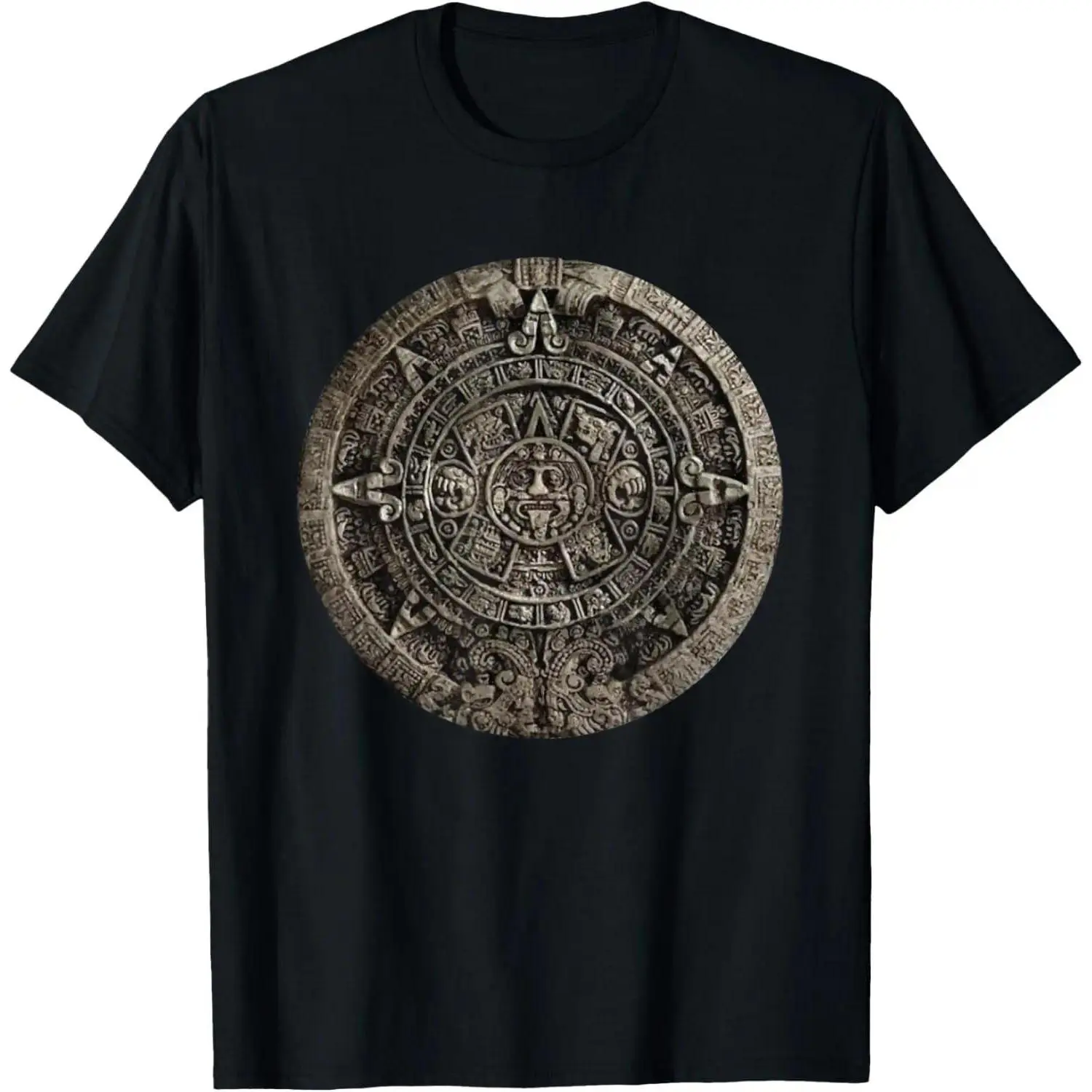 Aztec or Mayan Calendar Maya Men Women Kids T-Shirt Graphic Printed Tees