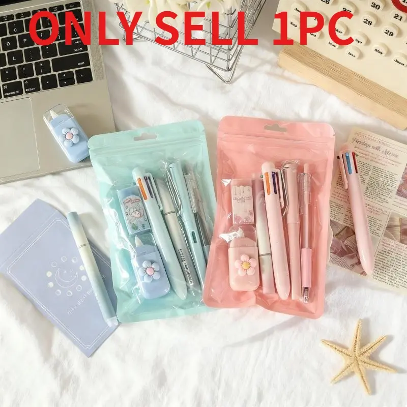Stationery Kit Set, Multi-Pack with Pencils, Erasers & Correction Tape, Cute Back to School Supplies for Kids, Ideal Birthday Present, Student Rewards, School & Office Daily Writing Accessories