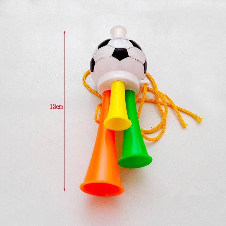 Football horn World Cup cheering props three-tone horn sports meet horn toy football horn