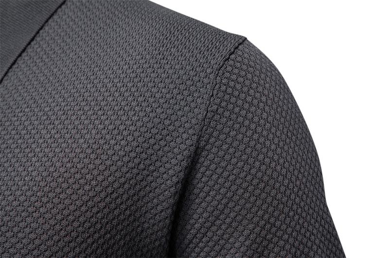 High Quality Pineapple Pattern Woolen Polo Shirt Men Business Seagull Collar Men's Short Sleeve Sweater Polo cozy clothing