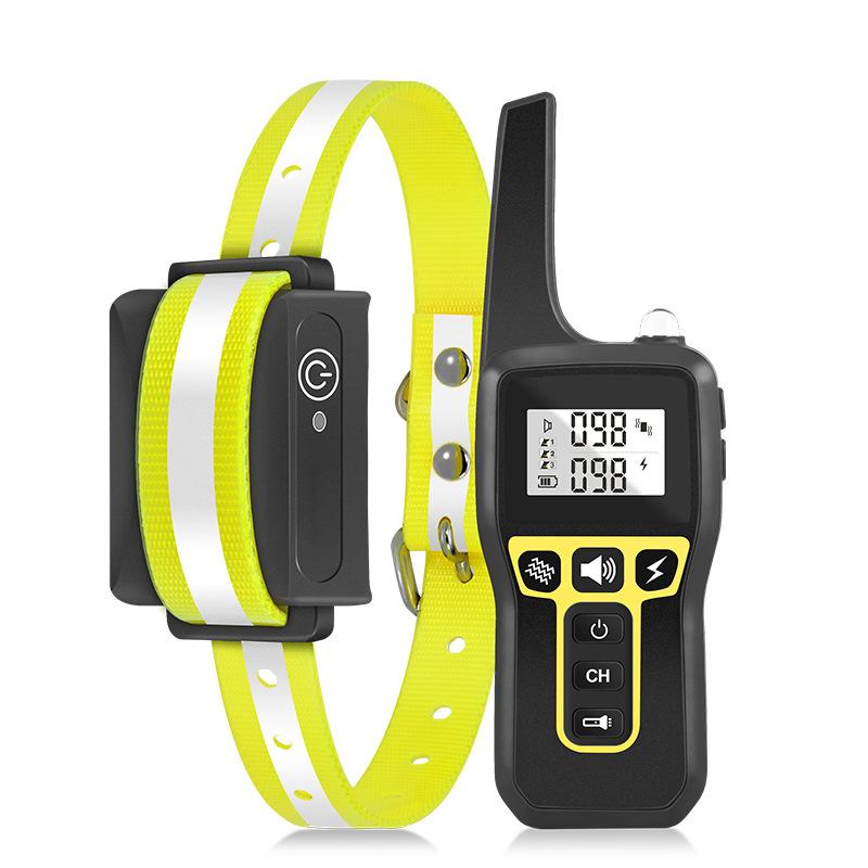 Wireless Remote Dog Training Collar - Multi - Color Anti Barking Collar Rechargeable Pet Control Device for Effective Obedience Training
