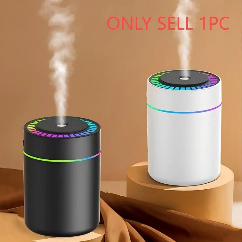 Colorful USB Humidifier with Aroma Diffuser, 180ML Capacity, Ideal for Bedroom, Car, Home, Dormitory, Humidifier Atmosphere Light, Powered by USB Power Supply
