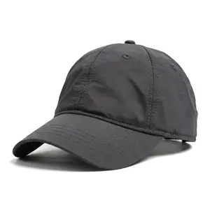 Unisex Lightweight Quick-Dry Baseball Cap - Effortless Chic Unstructured Soft Crown Water-Resistant Running Hat for Large Heads, Breathable Sun Hat for Golf & Hiking
