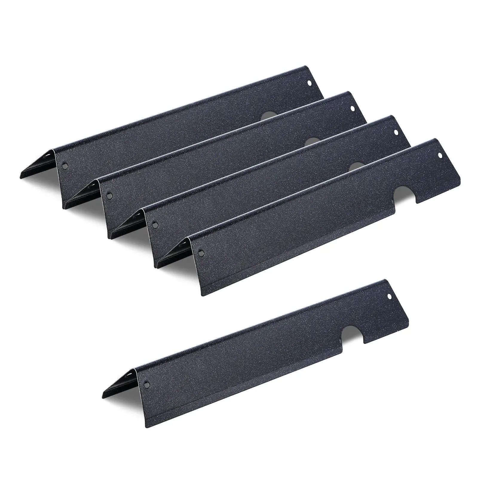 VEVOR Flavorizer Bars, 17 inch Grill Replacement Part, for Weber Genesis ll 310 315 335 340, E/S 325s, ES/SX 325s, E/S 335, EX/SX/EPX-335 Grills, Porcelain-enameled Steel Thicker Heat Plate, 5 Pack