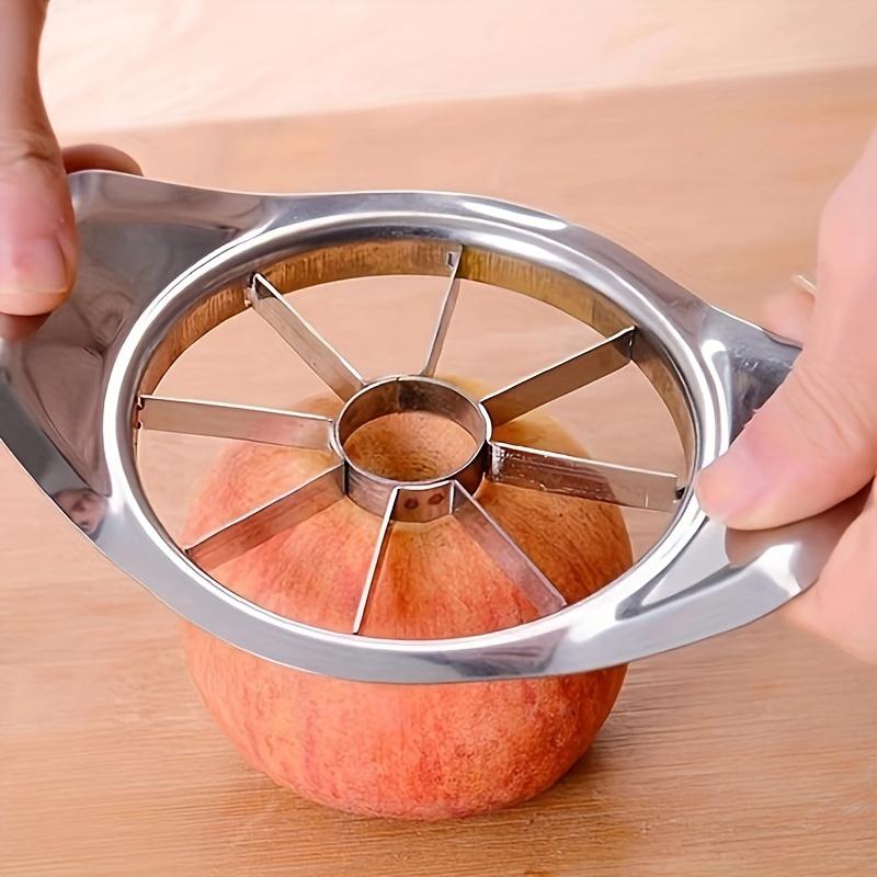 1pc Apple Slicer, Reusable Apple Corer, Kitchen Apple Divider, Creative Fruit Cutter, Stainless Steel Fruit Slicer, Kitchen Gadget, Kitchenware, Kitchen Tool