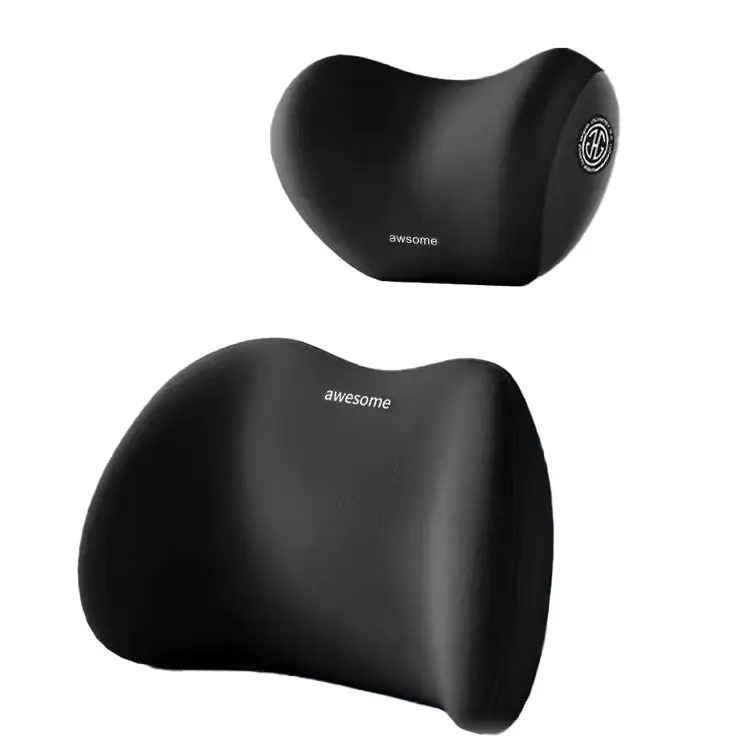 Car headrest and lumbar support memory foam shoulder pillow, car cushion, lumbar support, home cushion