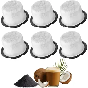6 Pack Coffee Water Filter Replacement, Compatible with Cafe and GE Profile Grind & Brew Machine, Charcoal Coffee Filter Cartridges, Replacement for C7CGFLTR, Replace Every 3 Months