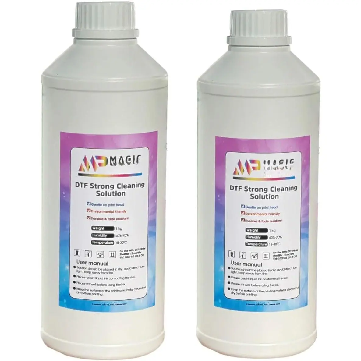 DTF  Cleaning Solution 2000ml Printhead Cleaner for DTF Printers Removes Ink , Prevents Clogs & Restores Smooth Printing Safe Maintenance Fluid for  DTF Print Heads