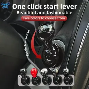 2026 Heavy-Duty Metal Push-to-Start Button Cover, Universal Car Interior Accessory, Anti-Scratch Ignition Start Button Protector, Premium Alloy Car Mod Decor, Easy Install Automotive Interior Styling Trim for Most Vehicles