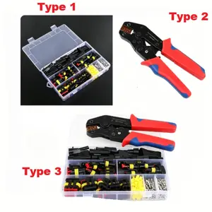 352Pcs Waterproof Electrical Connector Terminals Durable Reliable Connectors Automotive Electrical Wire Connectors 1/2/3/4 Pin Connector with Crimping Tool Cable Connector Kit