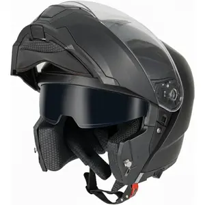 Favoto Modular Motorcycle Helmet, Flip Up Helmet with Dual Visor, DOT Approved, Lightweight Full Face Helmet Street Dirt Bike ATV Off Road Motocross Helmet for Adults, Medium