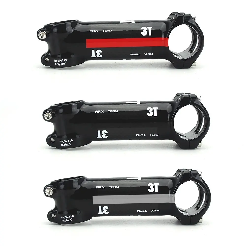 3K Gloss Carbon & Aluminum Bicycle Stem Lightweight Mountain Road Bike Handlebar Stem 60-120mm Cycling Upgrade Parts