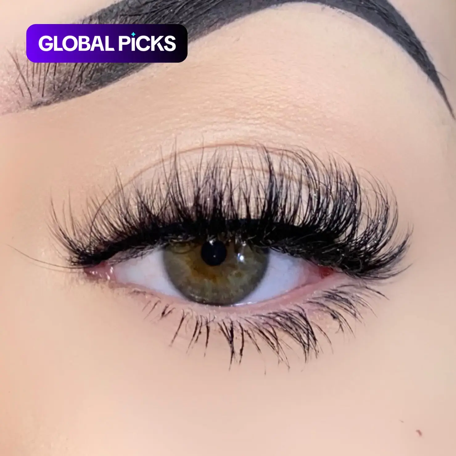 Soft Natural Curling Fluffy False Eyelashes for Makeup, Long D Curl Faux Cluster Lashes, Volumizing False Eyelashes for Women and Girls Summer Makeup