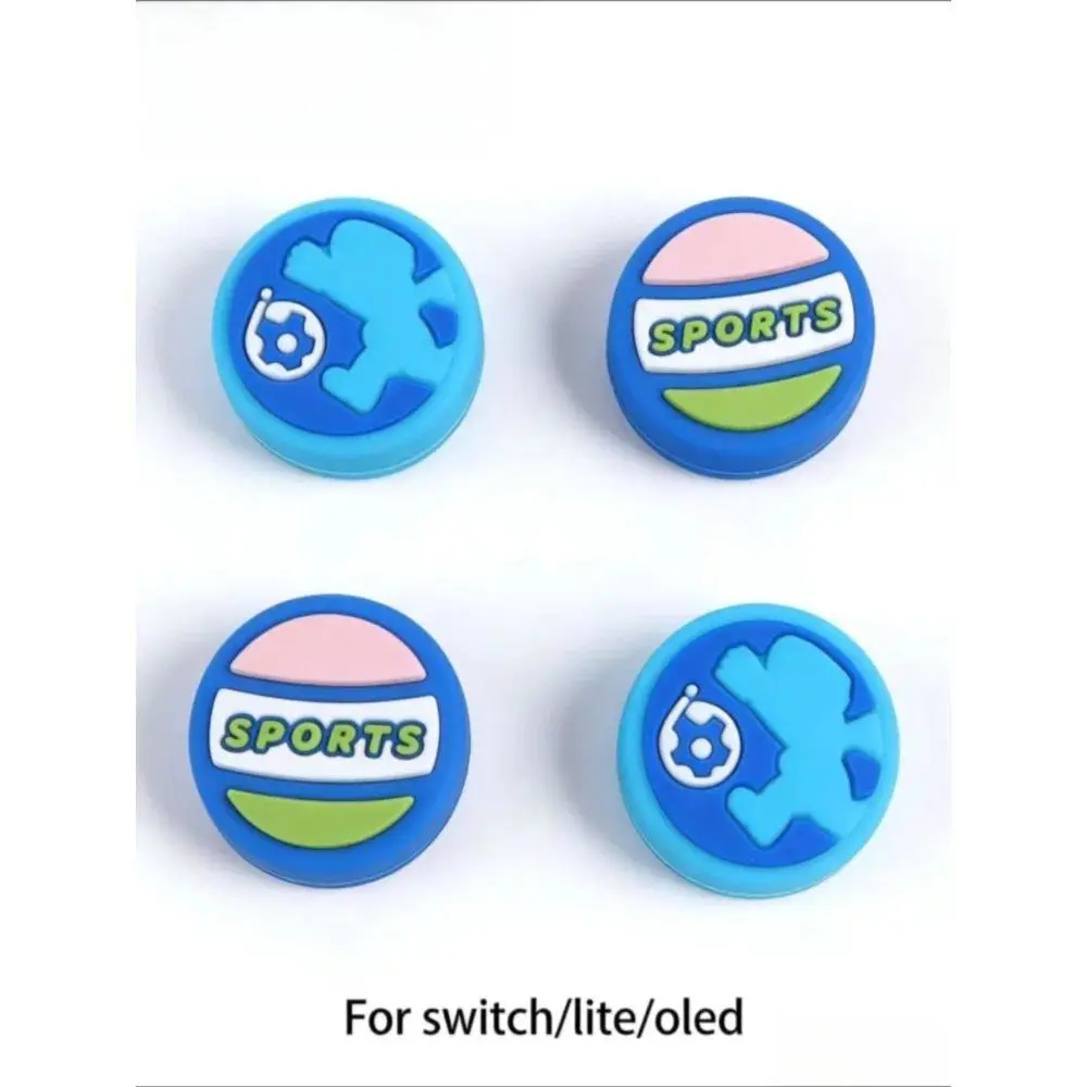Silicone Rubber Thumb Stick Grip Caps Case Joystick Protective Cover for Nintend Switch Oled/Lite NS Joy-con Controller Gaming Console Accessories