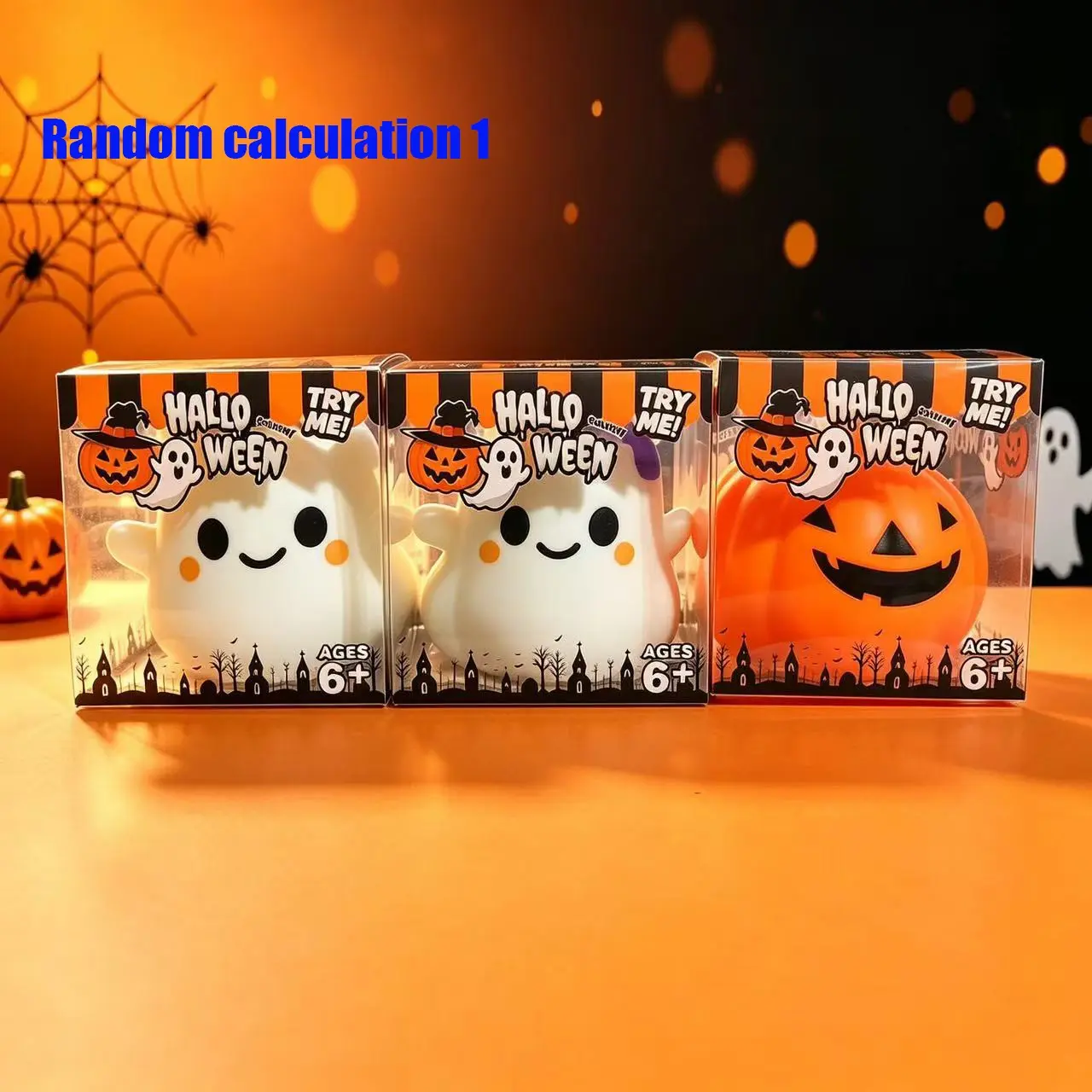 Halloween Ghost Stress Relief Toy, Soft Plush Slow Rebound, Creative Party Decoration, Unique Gift Idea, 1pcs