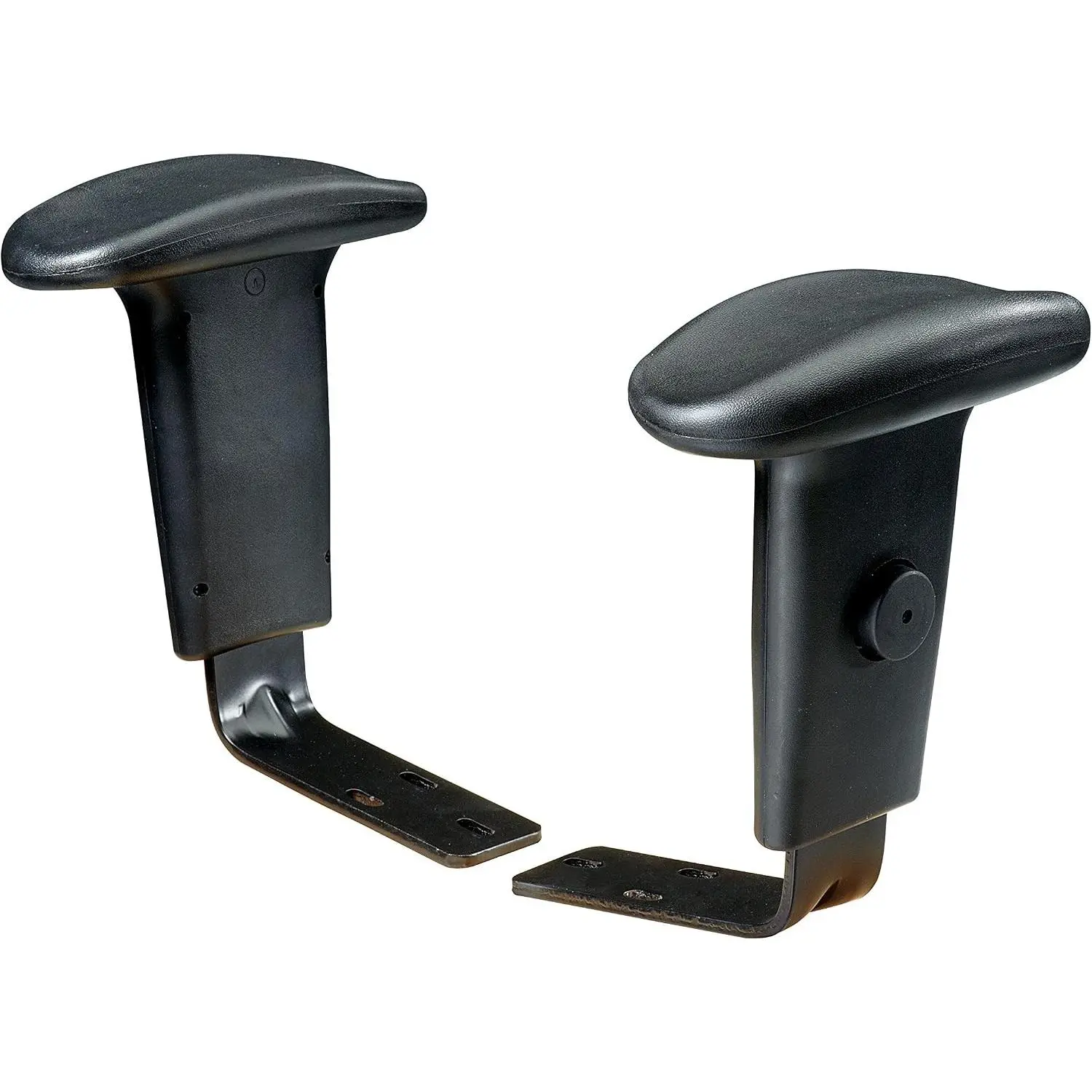 Replacement Adjustable Arms with Soft Pads, Pack of 2 Arms, Fits 2902 and 98341 Chairs, Black