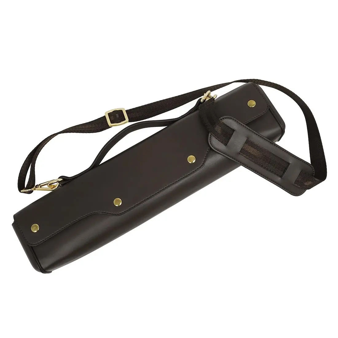 Portable Leather Flute Soft Bag Hand Shoulder Strap Convenient and Stylish Music Accessory