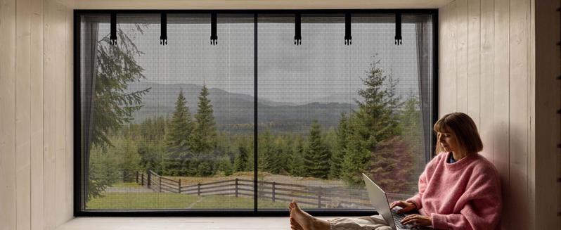 Garage Screen Door - Magnetic Closure, Reinforced Fiberglass Mesh, Heavy Duty Weighted Bottom, Hands-Free Operation, Easy Assembly & Pass-Through garagescreendoor