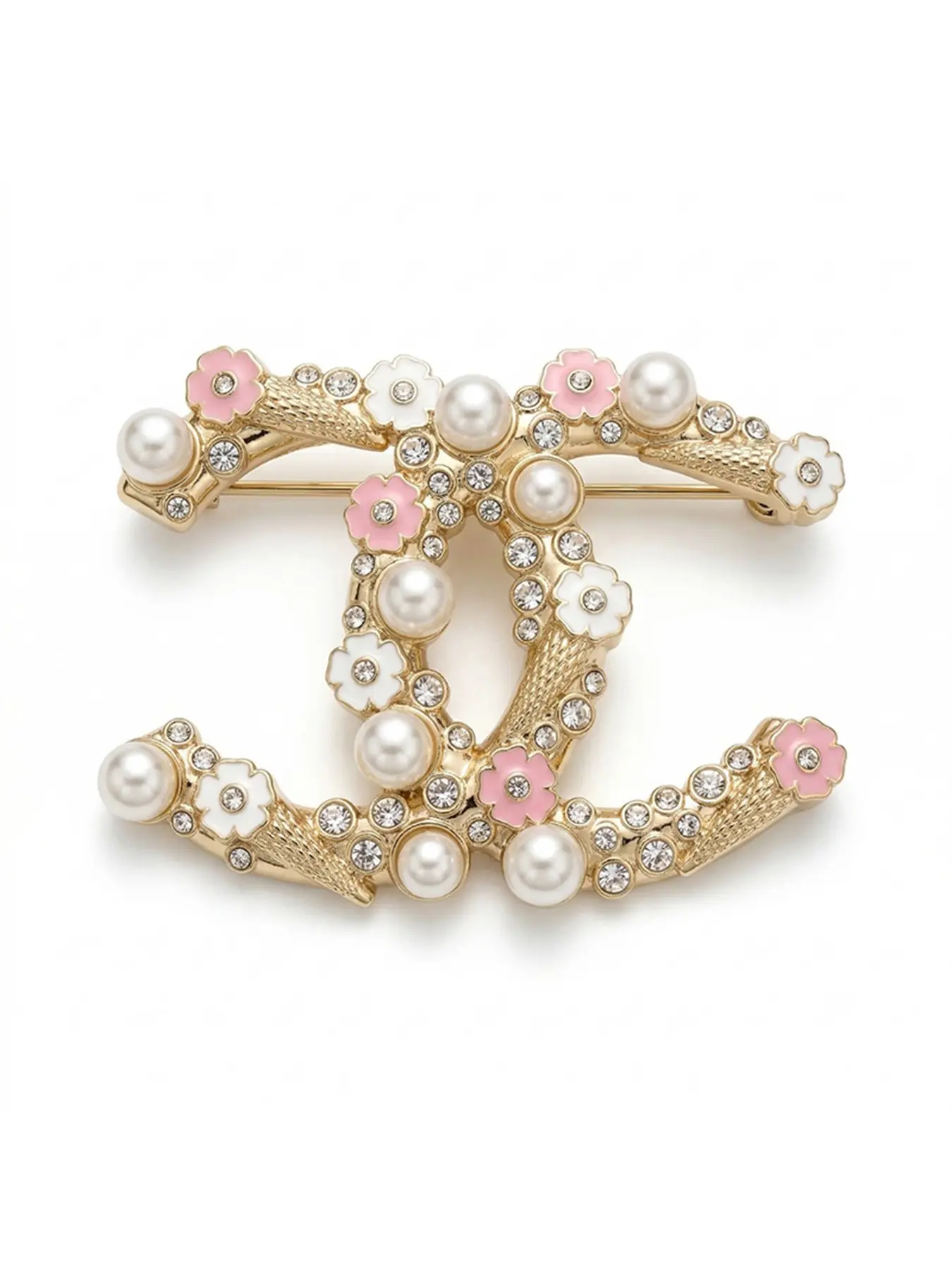 Women's Rhinestone Letter Brooch Pin, Cute Vintage Style Jewelry Gift for Girls, Elegant Fashion Accessory for All Occasions