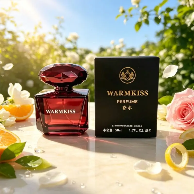 50ML Crystal Perfume for Women, Rich Citrus Woody Fragrance, Daily Use Travel Perfume, Enhances Female Charm, Spray Bottle