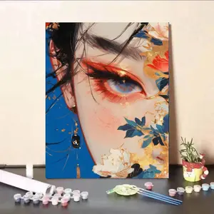 Canglan Ningmu digital oil painting DIY coloring Chinese style decorative wall painting handmade oil painting