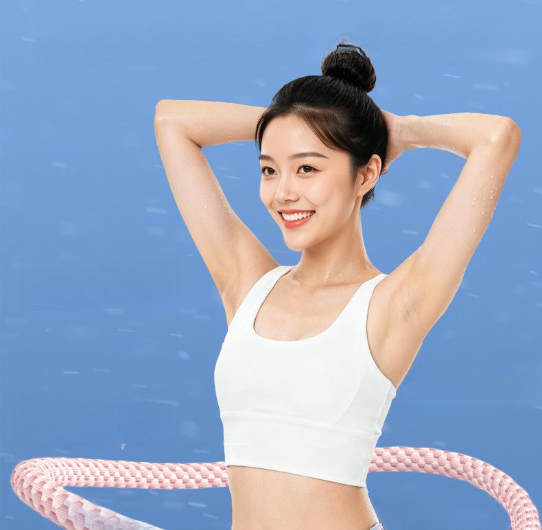 New Quiet Cooling Soft Spring weighted Hula Hoop with Laser Welding Technology for Fitness Yoga Training Indoor Use Multi-Functional Home Gym Equipment